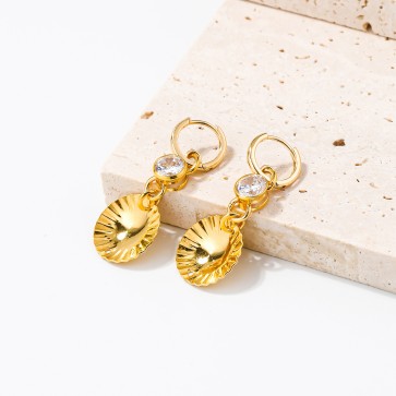 누기 귀걸이+18K 장식