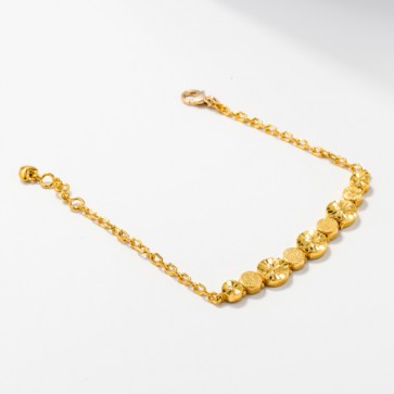 볼드 원형 컷팅 팔찌