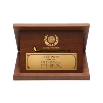 24k 골프채 기념상패