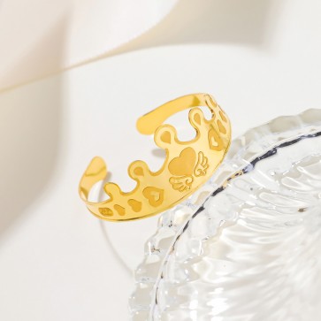 왕관하트 돌팔찌