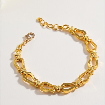 말굽 링크 팔찌