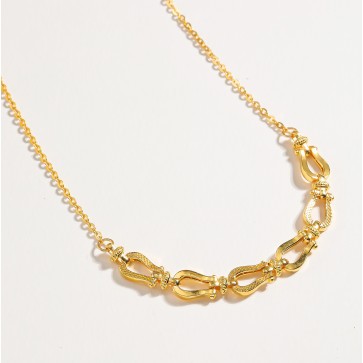 말굽 링크 목걸이