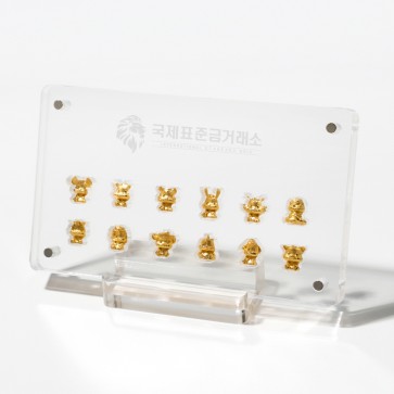 국제표준금거래소 피규어 단체 아크릴 케이스