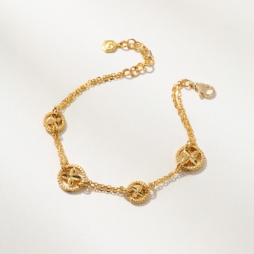 클로버 앤 컷팅 팔찌