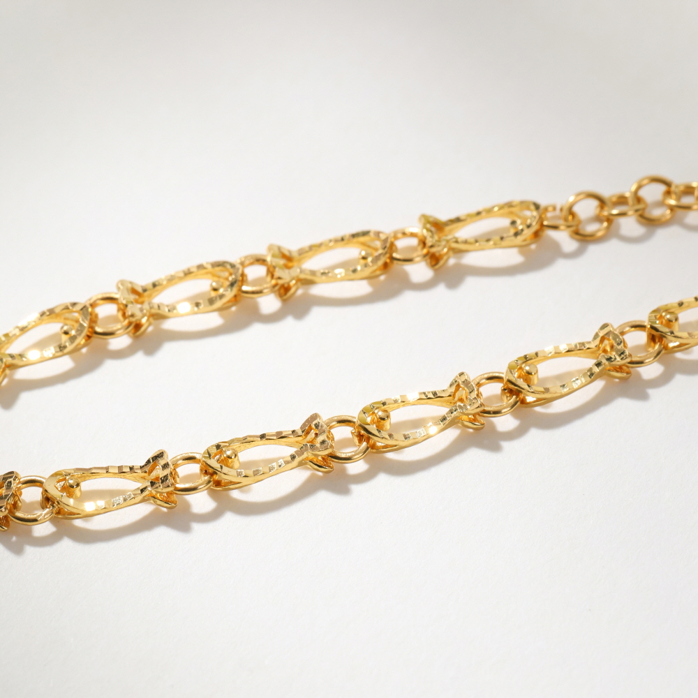 물고기 라인 컷팅 팔찌